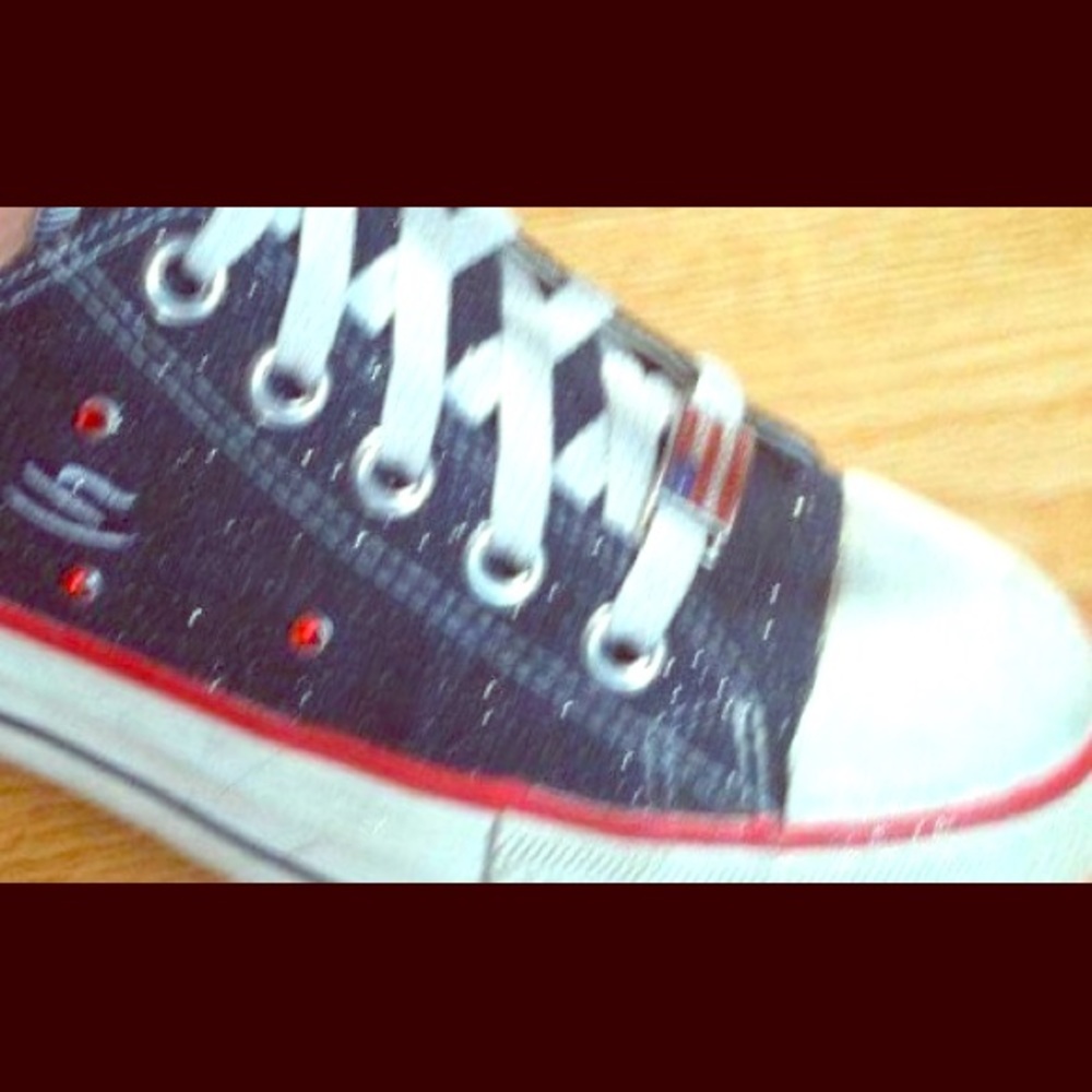 Skechers USA Red White & Blue bling slip on 🇺🇸